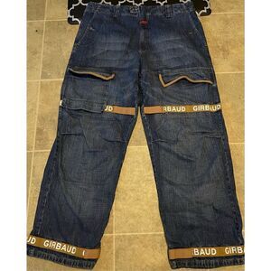 VTG 90’s MARITHE FRANCOIS GIRBAUD  Brand Men’s Baggy Wide leg Cargo Carpenter Je